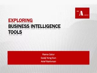 Exploring Business Intelligence Tools
