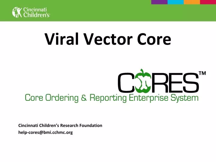 viral vector core