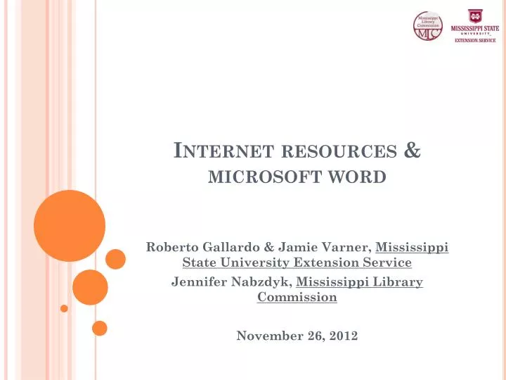 internet resources microsoft word