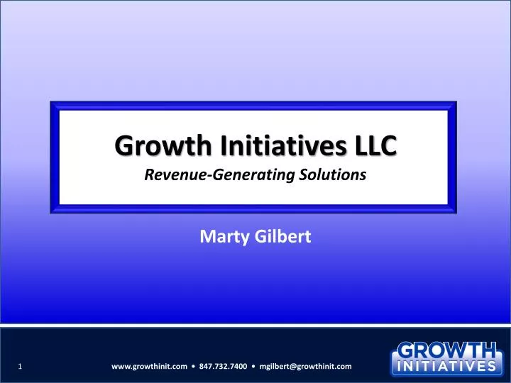 growth initiatives llc revenue generating solutions