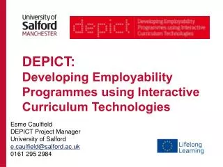 DEPICT: Developing Employability Programmes using Interactive Curriculum Technologies