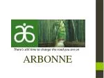 ARBONNE - slide 1