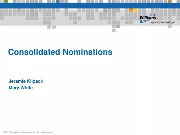 consolidated nominations