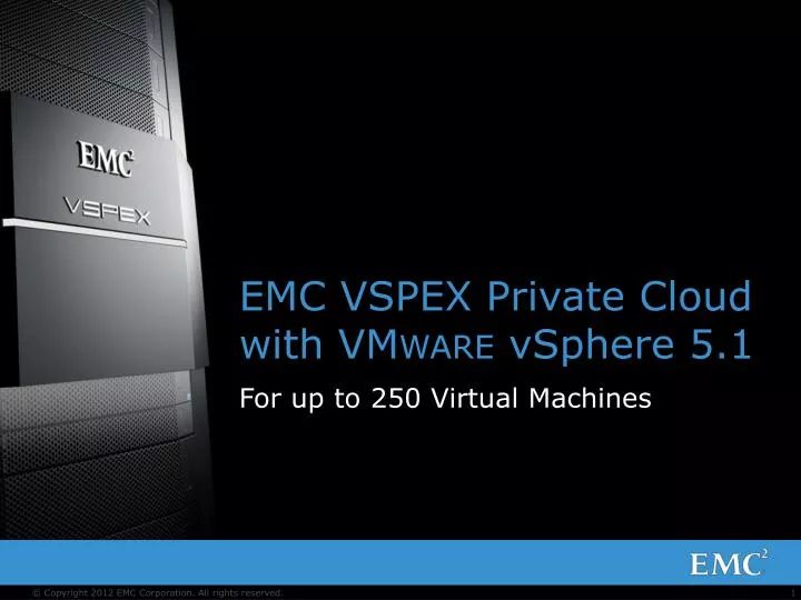 emc vspex private cloud with vm ware vsphere 5 1