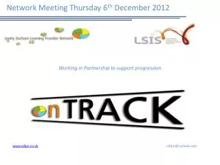 Network Meeting Thursday 6 th December 2012