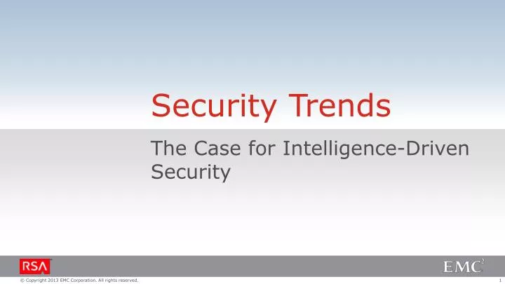 security trends