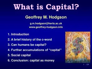 What is Capital?