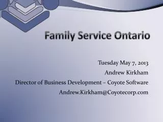 Family Service Ontario