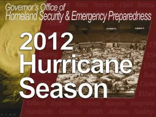 Homeland Security &amp; Emergency Preparedness