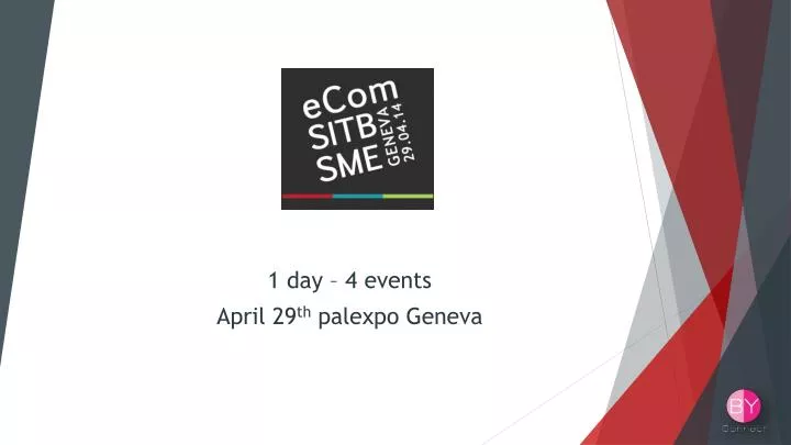 1 day 4 events april 29 th palexpo geneva