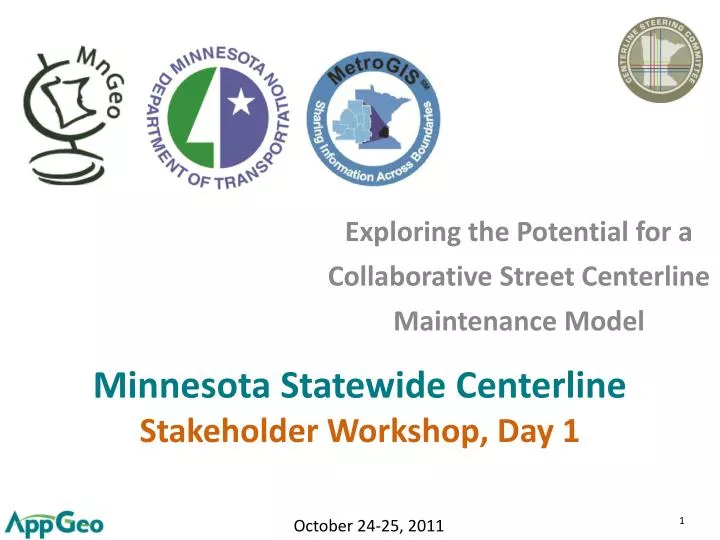 minnesota statewide centerline stakeholder workshop day 1