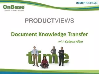 Document Knowledge Transfer