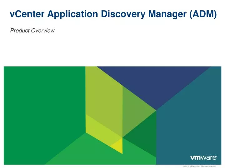 vcenter application discovery manager adm