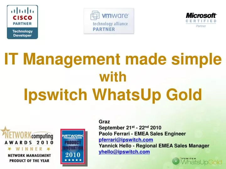 it management made simple with ipswitch whatsup gold