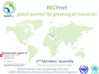 RECP net global partner for greening of industries