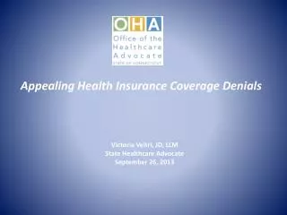 Appealing Health Insurance Coverage Denials