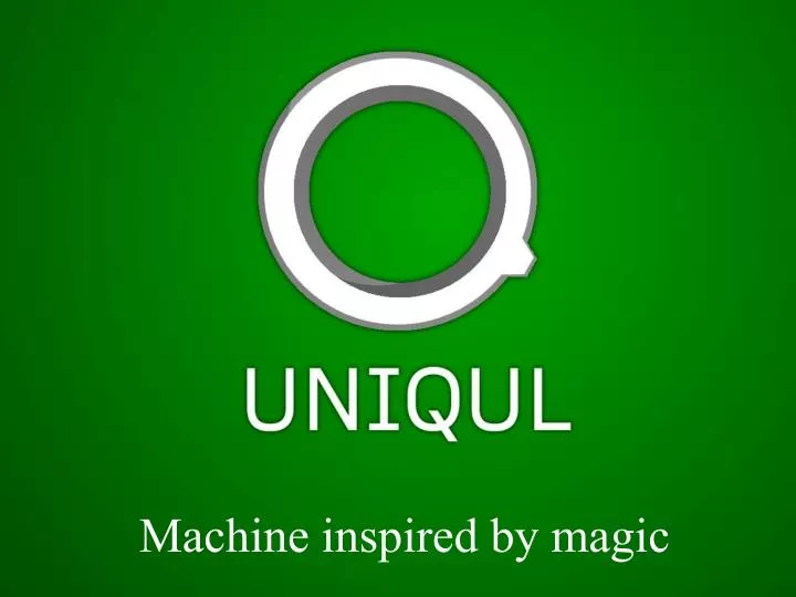 machine inspired by magic