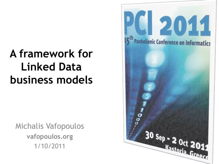 a framework for linked data business models