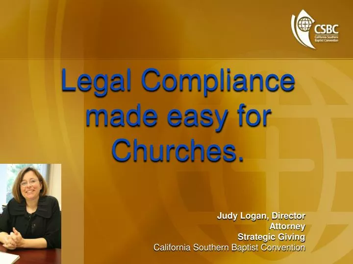 legal compliance made easy for churches