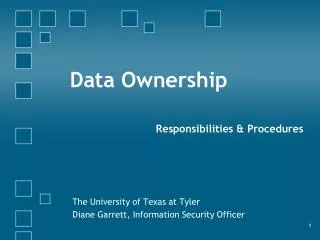 Data Ownership