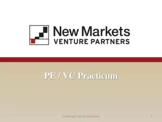 PE / VC Practicum