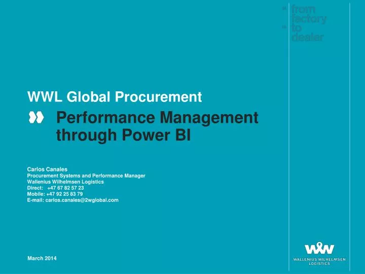 wwl global procurement