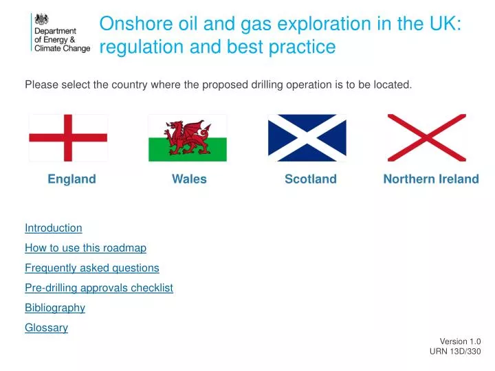 onshore oil and gas exploration in the uk regulation and best practice