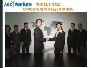 THE BUSINESS OPPORTUNITY PRESENTATION