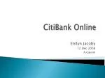 CitiBank Online - slide 1