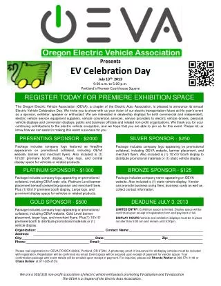 We are a 501(c)(3) non-profit association of electric vehicle enthusiasts promoting EV adoption and EV education