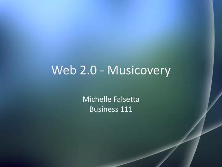 web 2 0 musicovery