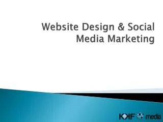 Website Design &amp; Social Media Marketing