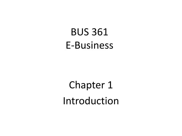 bus 361 e business
