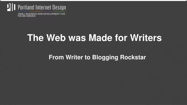 from writer to blogging r ockstar