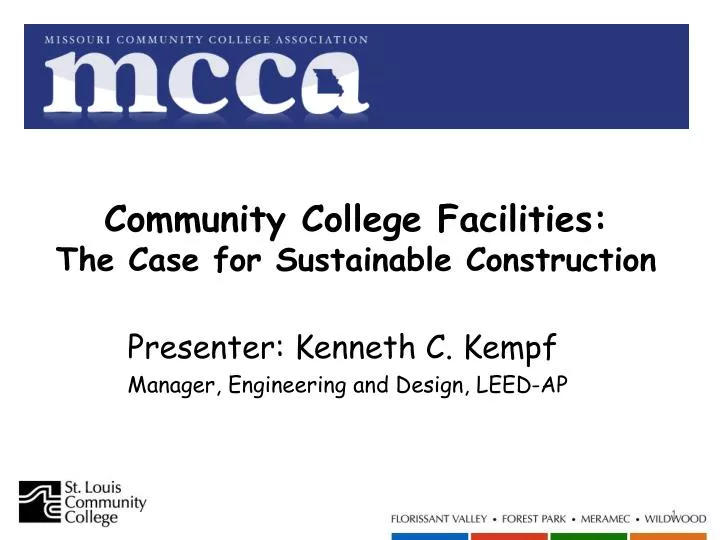 community college facilities the case for sustainable construction