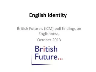 English Identity
