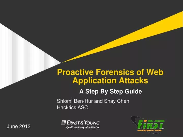 proactive forensics of web application attacks