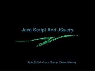 Java Script And JQuery