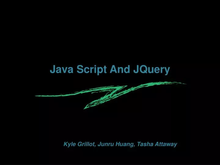 java script and jquery