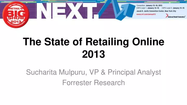 the state of retailing online 2013