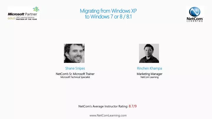 migrating from windows xp to windows 7 or 8 8 1