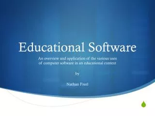 Educational Software