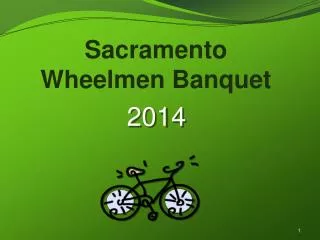Sacramento Wheelmen Banquet