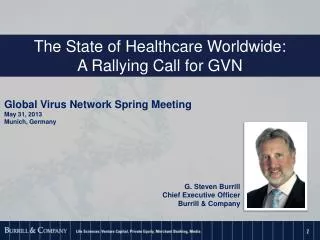 Global Virus Network Spring Meeting May 31, 2013 Munich, Germany