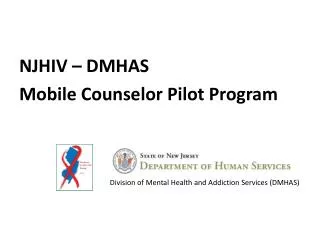NJHIV – DMHAS Mobile Counselor Pilot Program