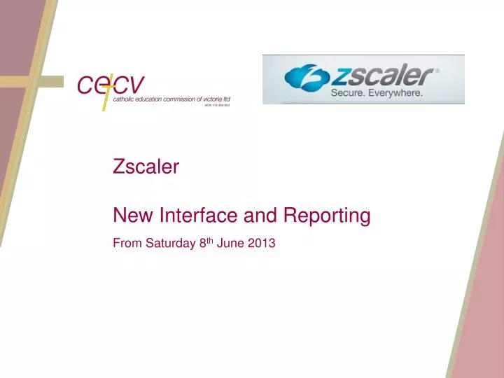 zscaler new interface and reporting