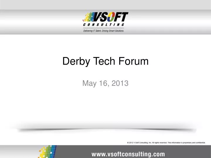 derby tech forum