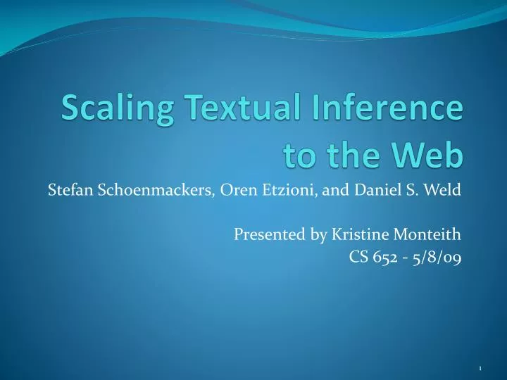 scaling textual inference to the web
