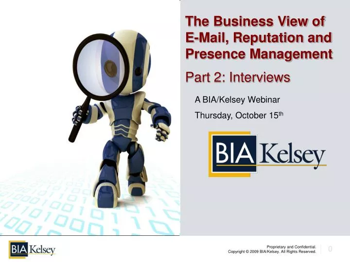 the business view of e mail reputation and presence management part 2 interviews
