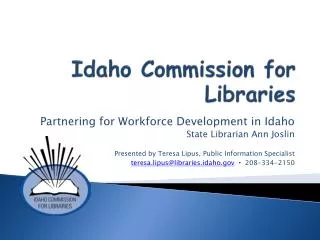 Idaho Commission for Libraries